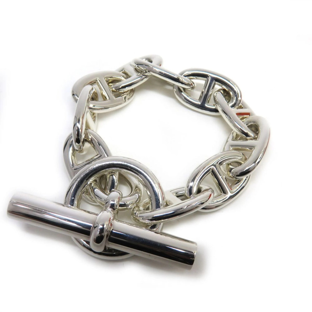 HERMES Silver Charm Bracelet
